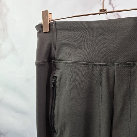 Athleta Jogger Womens 6 Small Brown Headlands Hybrid Tight Jogger Pull On Zip - Picture 3 of 13